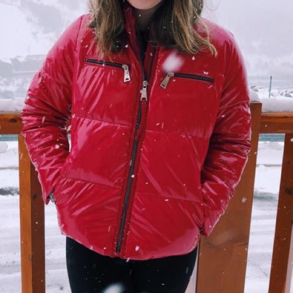 Red Puffer Jacket - Picture 4 of 4